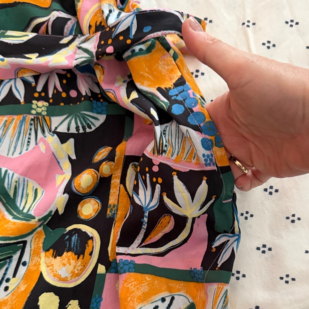 Patagonia Pink, Yellow & Teal Floral Tie Sundress - Picture 5 of 5